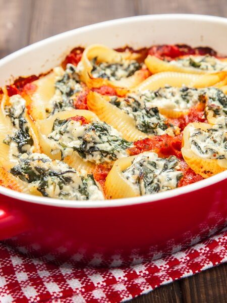Creamy Ricotta Beef Stuffed Shells Pasta