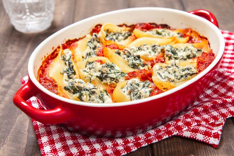 Creamy Ricotta Beef Stuffed Shells Pasta
